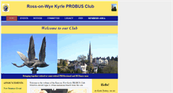 Desktop Screenshot of kyrleprobusross.org.uk